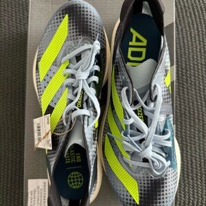 Adidas Adizero Takumi Sen 9 with Neon Yellow Accents